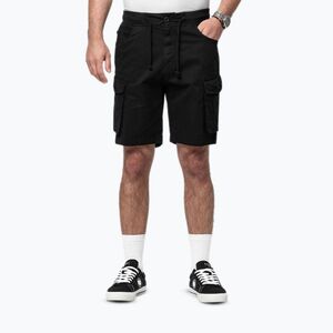 Pitbull Proctor férfi cargo rövidnadrág húzózsinórral fekete (Proctor Drawstring Cargo 316013900001) kép
