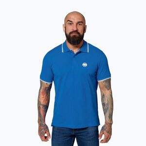 Férfi póló Pitbull Polo Pique Stripes Regular royal blue (olo Pique Stripes Regular 243003550001) kép