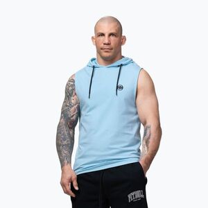 Férfi edzőpulóver Pitbull Mercado Hilltop Sleeveless Hooded light blue (Mercado Hilltop Sleeveless Hooded 223001510001) kép