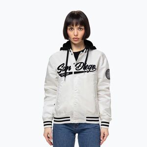 Női kabát Pitbull Angela San Diego Hooded Varsity off white (Angela San Diego Hooded Varsity 536004000200) kép