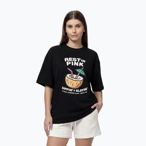Női póló Pitbull Rest In Pink Oversize black (Rest In Pink Oversize 216110900000) kép