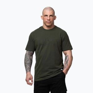 Férfi póló Pitbull USA CAL Big Logo old green (USA CAL Big Logo 215151381001) kép