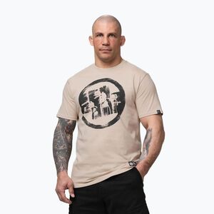 Férfi póló Pitbull Palms ultra light sand logo (Logo Palms 215125241001) kép