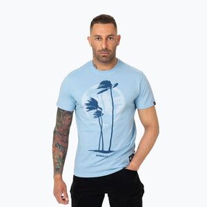 Férfi póló Pitbull Palms light blue (Palms 215124510001) kép