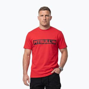 Férfi póló Pitbull Hilltop fluo/red (Hilltop 213003451001) kép