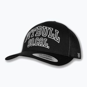 Czapka z daszkiem męska Pitbull SO.CAL. Retro Trucker black/black/white (SO.CAL. Retro Trucker 626013909000) kép