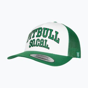 Czapka z daszkiem męska Pitbull SO.CAL. Retro Trucker green/white (SO.CAL. Retro Trucker 626013013300) kép