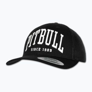 Férfi ellenzős sapka Pitbull Mesh "Pitbull Norton" Trucker Low Profile black/black (Mesh "Pitbull Norton" Trucker Low Profile 626007909000) kép