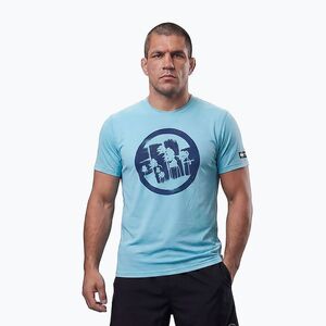 Férfi póló Pitbull Palms mesh light blue logo (Logo Palms 966006510001) kép