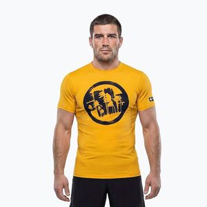 Férfi póló Pitbull Palms mesh yellow logo (Logo Palms 966006210001) kép
