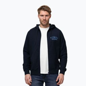 Férfi pulóver Pitbull Midnight Sweatshirt Zip Hooded dark navy (Midnight Sweatshirt Zip Hooded 136093590001) kép