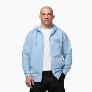Férfi pulóver Pitbull Midnight Sweatshirt Zip Hooded sky blue (Midnight Sweatshirt Zip Hooded 136093530001) kép