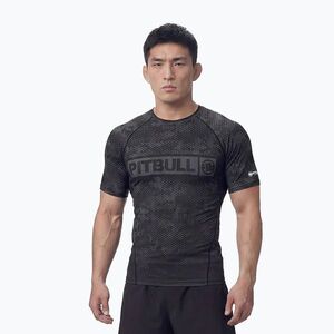 Férfi rashguard Pitbull Hex Camo Hilltop Rashguard olive (Hex Camo Hilltop Rashguard 946002360001) kép