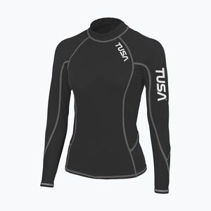 Női úszó hosszú ujjú felső TUSA Black rashguard (Rashguard TA5141 BK) kép