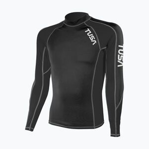 Férfi úszó hosszú ujjú felső TUSA Black rashguard (Rashguard TA5140 B) kép
