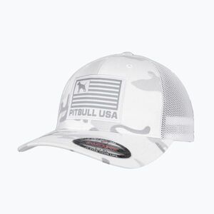 Férfi ellenzős sapka Pitbull Mesh Full Cap Pitbull Usa Multicam white/camouflage (Mesh Full Cap Pitbull Usa Multicam 624002000102) kép