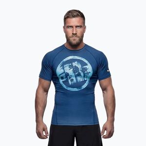 Férfi póló Pitbull Rashguard Logo Palms blue (Rashguard Logo Palms 946008560001) kép