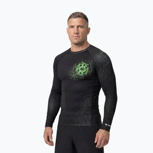 Férfi hosszú ujjú rashguard Pitbull Ray Rashguard fluo green (Ray Rashguard 956007331001) kép