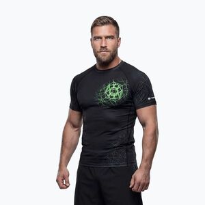 Férfi rashguard Pitbull Ray Rashguard fluo green (Ray Rashguard 946007331001) kép