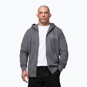 Férfi pulóver Pitbull World Sweatshirt Zip Hooded graphite (World Sweatshirt Zip Hooded 136094170001) kép