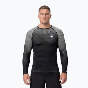 Férfi hosszú ujjú rashguard Pitbull Belt Rashguard black (Belt Rashguard 956006900001) kép