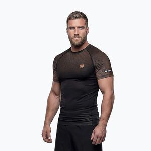 Férfi rashguard Pitbull Belt Rashguard brown (Belt Rashguard 946006850001) kép
