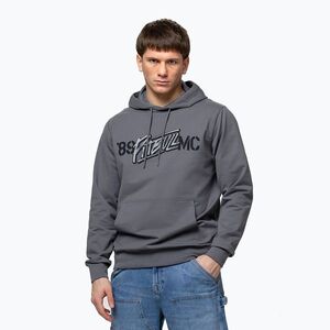 Férfi pulóver Pitbull MC Sweatshirt Hooded graphite (MC Sweatshirt Hooded 126092170001) kép