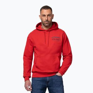 Férfi pulóver Pitbull Strenght & Respect Sweatshirt Hooded red (Strenght & Respect Sweatshirt Hooded 126091450001) kép
