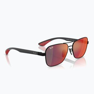 Napszemüveg Ray-Ban Rb8336M Scuderia matt black/dark grey mirror blue/red (Rb8336M Scuderia RB8336M F1186P58) kép