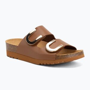 Női papucs Scholl Montery 2 Straps Ad Med cognac (Montery 2 Straps Ad Med. MF007731175) kép