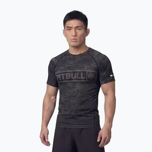 Férfi rashguard Pitbull Hex Camo Hilltop Rashguard black (Hex Camo Hilltop Rashguard 946002900001) kép