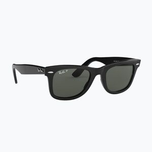Napszemüveg Ray-Ban Wayfarer Classic black/green polarized (Wayfarer Classic RB2140 901/5854) kép