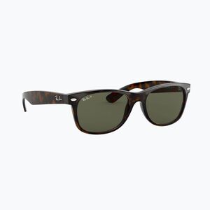 Napszemüveg Ray-Ban New Wayfarer Classic tortoise/green g-15 polarized (New Wayfarer Classic RB2132 902/5858) kép