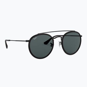 Napszemüveg Ray-Ban Round Double Bridge black/blue/grey (Round Double Bridge RB3647N 002/R551) kép