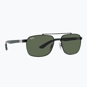 Napszemüveg Ray-Ban RB3701 black/dark green (RB3701 Polarized+ Lenses RB3701 002/7159) kép