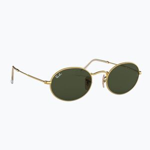 Napszemüveg Ray-Ban Oval arista gold/green g-15 (Oval RB3547 001/3154) kép