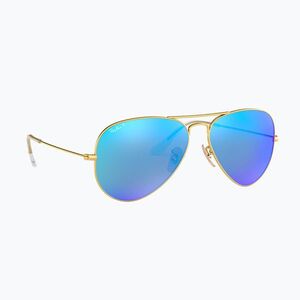 Napszemüveg Ray-Ban Aviator Classic matt arany/kék polarizált (Aviator Classic RB3025 112/4L58) kép