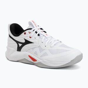 Röplabda cipő Mizuno Wave Momentum Pro white/black/fiery red (Wave Momentum Pro V1GA254059) kép