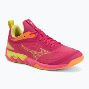 Röplabda cipő Mizuno Wave Luminous 3 mugen pink tetra/fortune yellow/ligh (Wave Luminous 3 V1GA242042) kép