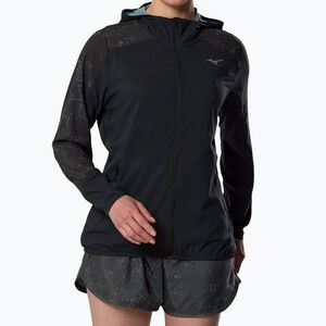 Női futókabát Mizuno Active Alpha Hooded black (Active Alpha Hooded J2GED20109) kép