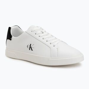 Női cipők Calvin Klein HW0HW03146 Low Pro Cups Leather bright white/black (HW0HW03146 Low Pro Cups Leather HW0HW0314601W) kép