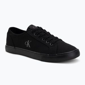 Férfi tornacipő Calvin Klein YM0YM01209 3 Ess Vulc Low Mg Canvas triple black (YM0YM01209 3 Ess Vulc Low Mg Canvas YM0YM012090GJ) kép