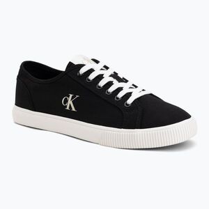 Férfi tornacipő Calvin Klein YM0YM01209 3 Ess Vulc Low Mg Canvas ck black/bright white (YM0YM01209 3 Ess Vulc Low Mg Canvas YM0YM012090GM) kép