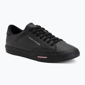 Férfi tornacipő Tommy Hilfiger Vulc Core RBW Long Lace Leather black (Vulc Core RBW Long Lace Leather FM0FM05814BDS) kép