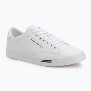 Férfi tornacipő Tommy Hilfiger Icon Court Light Ess white (Vulc Core RBW Long Lace Leather FM0FM05814YBS) kép
