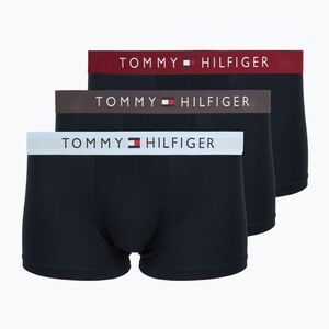 Férfi boxer nadrág Tommy Hilfiger Trunk WB 3 pairs dark ash/brzy blue/rouge (Trunk WB UM0UM0390806K) kép
