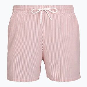 Férfi fürdőnadrág Tommy Hilfiger Medium Drawstring Ithaca terra red/ecru ithaca (Medium Drawstring Ithaca UM0UM038370KR) kép
