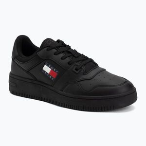 Férfi cipők Tommy Jeans Tjm Retro Basket Ess black (Tjm Retro Basket Ess EM0EM01395BDS) kép