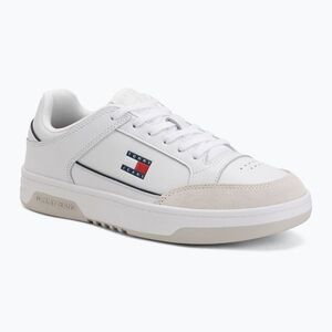 Férfi cipők Tommy Jeans Cupsole Leather white (Cupsole Leather EM0EM01660YBS) kép