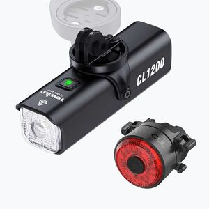 Kerékpár lámpaszett Towild CL1200 + TL03 black (CL1200 + TL03 18193) kép